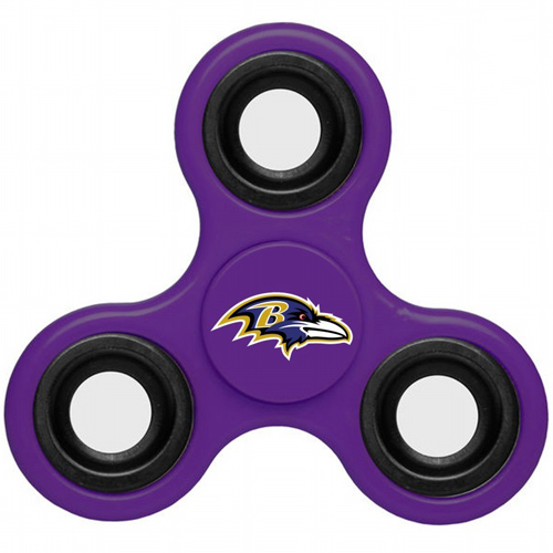 NFL Baltimore Ravens 3 Way Fidget Spinner H11